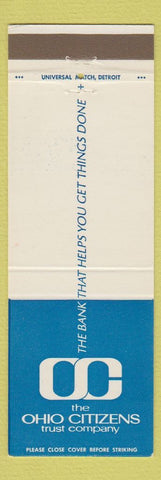 Matchbook Cover - Ohio Citizens Trust