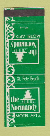 Matchbook Cover - Normandy Motel Apartments St Petersburg Beach FL
