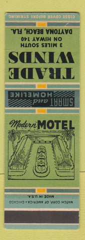 Matchbook Cover - Trade Winds Daytona Beach FL motel SAMPLE