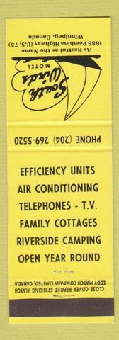 Matchbook Cover - South Winds Motel Winnipeg MB