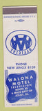Matchbook Cover - Walona Motel Joliet IL