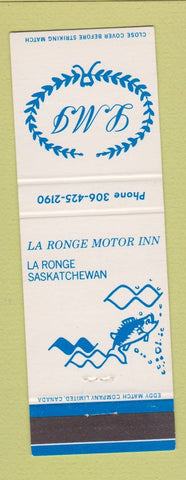 Matchbook Cover - La Ronge Motor Inn LA Ronge SK