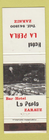 Matchbook Cover - Hotel La Perla Zarauz Spain