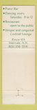 Matchbook Cover - New England Inn Intervale NH Ravine Room WEAR