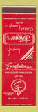 Matchbook Cover - Everglades Hotel Miami FL