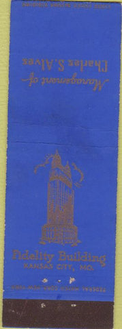 Matchbook Cover - Fidelity Building Kansas City MO