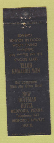 Matchbook Cover - New Hoffman Hotel Bedford PA WEAR