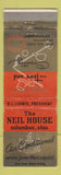 Matchbook Cover - Neil House Columbus OH WEAR