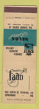 Matchbook Cover - Nelba Hotel Rio De Janeiro Brazil Fado Copacabana