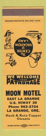 Matchbook Cover - Moon Motel La Grande OR