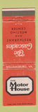 Matchbook Cover - Motor House Cascades Restaurant Williamsburg VA WEAR