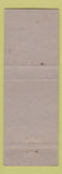 Matchbook Cover - Sycamore Motel Saratoga Road NY