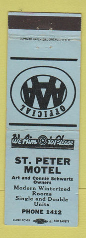 Matchbook Cover - St Peter Motel