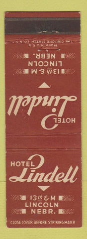 Matchbook Cover - Hotel Lindell Lincoln NE