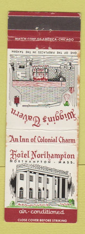 Matchbook Cover - Hotel Northampton MA Wiggin's Tavern WEAR #1