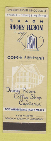 Matchbook Cover - North Shore Hotel Evanston IL