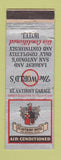 Matchbook Cover - Hotel St Anthony San Antonio TX WEAR