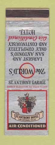 Matchbook Cover - Hotel St Anthony San Antonio TX WEAR
