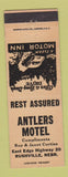 Matchbook Cover - Antlers Motel Rushville NE