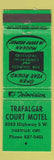 Matchbook Cover - Trafalgar Court Motel Oakville ON WORN