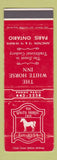Matchbook Cover - White Horse Inn Paris ON WEAR