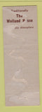 Matchbook Cover - Welland House St Catharines ON