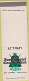 Matchbook Cover - San Gabriel Country Club San Gabriel CA