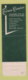 Matchbook Cover - Morrison Hotel Chicago IL Boston Oyster House