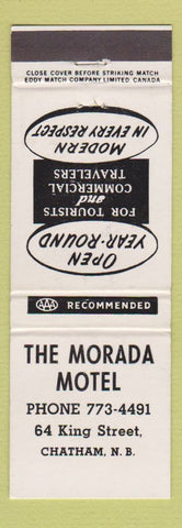Matchbook Cover - Morada Motel Chatham NB
