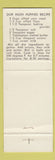 Matchbook Cover - Deck Restaurant Brunswick GA
