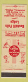 Matchbook Cover - Bushkill Falls Lodge Bushkill PA