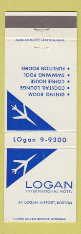 Matchbook Cover - Logan International Hotel Boston MA airport