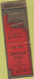 Matchbook Cover - Frontier Grill Saint Paul MN WORN