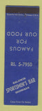 Matchbook Cover - Baldwin Sportsmen's Bar Baldwin MI