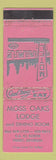 Matchbook Cover - Moss Oaks Lodge Perry GA WEAR