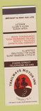 Matchbook Cover - Trailways Motor Inn Timaru New Zealand