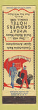 Matchbook Cover - Wheat Growers Hotel Kimball NE bellhop