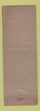 Matchbook Cover - Bridgway Hotel Springfield MA CREASES