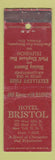 Matchbook Cover - Hotel Bristol New York City WORN