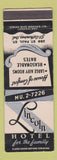 Matchbook Cover - Lincoln Hotel St Catharines ON