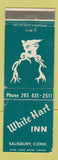 Matchbook Cover - White Hart Inn Salisbury CT WEAR