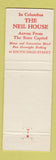 Matchbook Cover - Neil House Motor Hotel Garage Columbus OH WEAR
