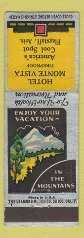 Matchbook Cover - Hotel Monte Vista Flagstaff AZ WEAR