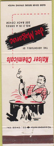 Matchbook Cover - Kaiser Chemicanls Joe Magarac Oakland CA