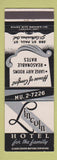 Matchbook Cover - Lincoln Hotel St Catharines ON