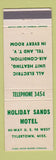 Matchbook Cover - Holiday Sands Motel Tylertown MS