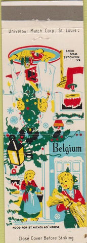 Matchbook Cover - Elks Lodge STamford CT Christmas