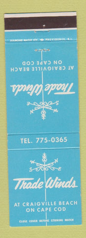 Matchbook Cover - Trade Winds Craigville Beach MA Cape Cod