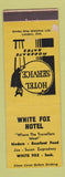 Matchbook Cover - White Fox Hotel White Fox SK WEAR
