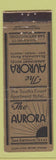 Matchbook Cover - Aurora Hotel San Antonio TX WEAR